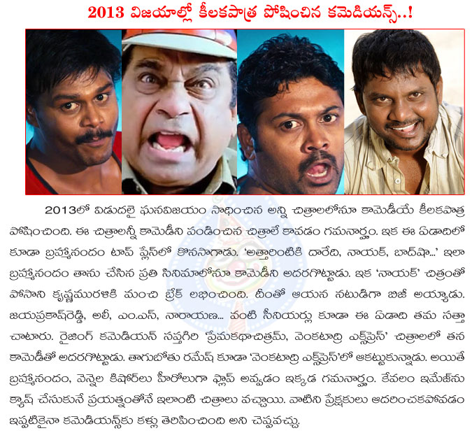 2013 comedians,brahmanandam,saptagiri,tagubothu ramesh,praveen,2013 movies hit comedians,2013 released movies  2013 comedians, brahmanandam, saptagiri, tagubothu ramesh, praveen, 2013 movies hit comedians, 2013 released movies